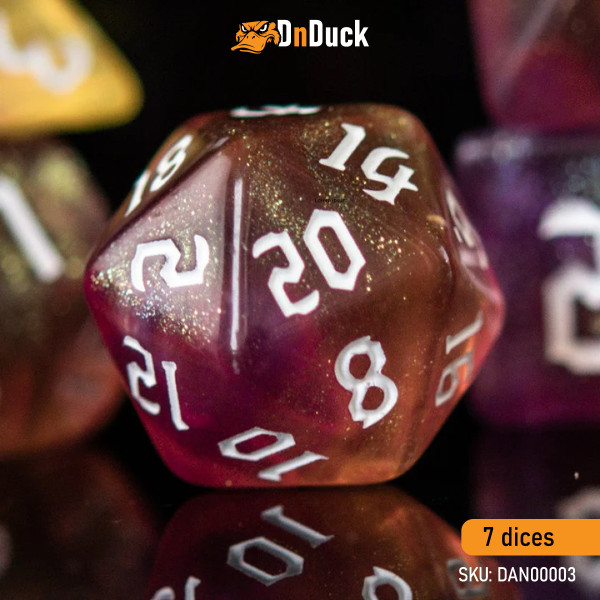 Buy Accessories Dice Set. Barbarian Class Acrylic Dice Set. DnDuck Miniatures Store. 3D figures of characters, elves, monsters, bestiaries, landscape, dragons figures and accessories for role-playing games