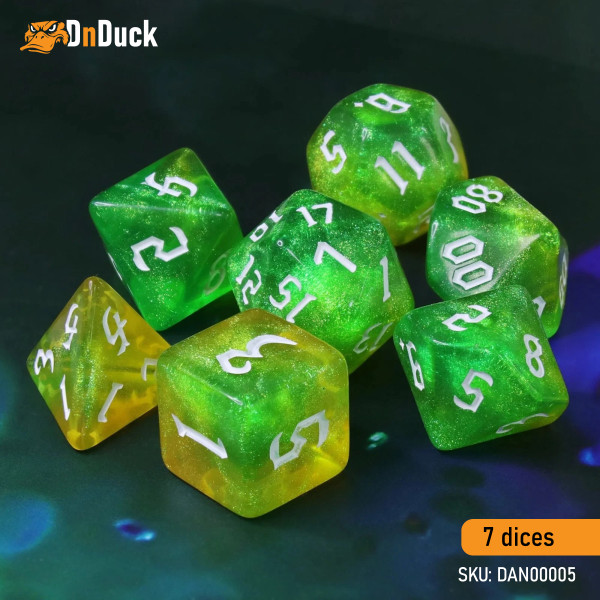 Buy Accessories Dice Set. Fairy Tinker RPG Dice Set. DnDuck Miniatures Store. 3D figures of characters, elves, monsters, bestiaries, landscape, dragons figures and accessories for role-playing games