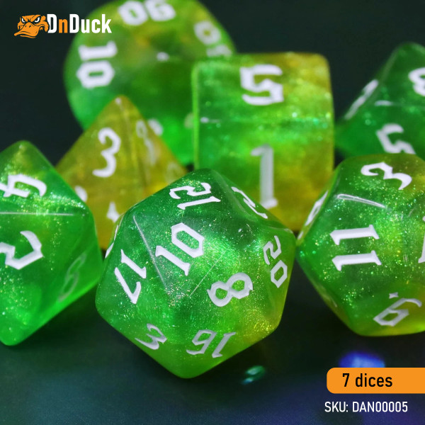 Buy Accessories Dice Set. Fairy Tinker RPG Dice Set. DnDuck Miniatures Store. 3D figures of characters, elves, monsters, bestiaries, landscape, dragons figures and accessories for role-playing games