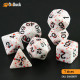 Buy Accessories Dice Set. Blood Spatter Dice Set. DnDuck Miniatures Store. 3D figures of characters, elves, monsters, bestiaries, landscape, dragons figures and accessories for role-playing games