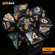 Buy Accessories Dice Set. Obsidian Runes Dice Set. DnDuck Miniatures Store. 3D figures of characters, elves, monsters, bestiaries, landscape, dragons figures and accessories for role-playing games