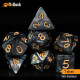 Buy Accessories Dice Set. Obsidian Runes Dice Set. DnDuck Miniatures Store. 3D figures of characters, elves, monsters, bestiaries, landscape, dragons figures and accessories for role-playing games