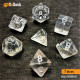 Buy Accessories Dice Set. Transparent Dice Set. DnDuck Miniatures Store. 3D figures of characters, elves, monsters, bestiaries, landscape, dragons figures and accessories for role-playing games