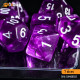 Buy Accessories Dice Set. Transparent Purple Dise Set. DnDuck Miniatures Store. 3D figures of characters, elves, monsters, bestiaries, landscape, dragons figures and accessories for role-playing games