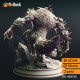 Buy 3d miniature Humanoid. Bloodclaw, Werewolf Abomination. DnDuck Miniatures Store. 3D figures of characters, elves, monsters, bestiaries, landscape, dragons figures and accessories for role-playing games