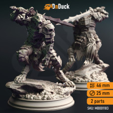 Buy  Corsicus, Werewolf Knight . DnDuck Miniatures Store. 3D figures of characters, elves, monsters, bestiaries, landscape, dragons figures and accessories for role-playing games