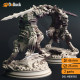 Buy 3d miniature Humanoid. Corsicus, Werewolf Knight. DnDuck Miniatures Store. 3D figures of characters, elves, monsters, bestiaries, landscape, dragons figures and accessories for role-playing games