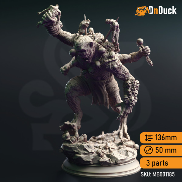 Buy 3d miniature Undead. Shambling Corpse Collector. DnDuck Miniatures Store. 3D figures of characters, elves, monsters, bestiaries, landscape, dragons figures and accessories for role-playing games