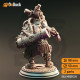 Buy 3d miniature Construct. Chemical Abomination with Goblin Rider - Muscles & Brains. DnDuck Miniatures Store. 3D figures of characters, elves, monsters, bestiaries, landscape, dragons figures and accessories for role-playing games