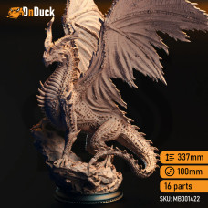 Buy  Sovram the Betrayed – Elder Black Dragon . DnDuck Miniatures Store. 3D figures of characters, elves, monsters, bestiaries, landscape, dragons figures and accessories for role-playing games