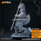 Buy 3d miniature Humanoid. Eulyssian Warrior. DnDuck Miniatures Store. 3D figures of characters, elves, monsters, bestiaries, landscape, dragons figures and accessories for role-playing games