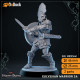 Buy 3d miniature Humanoid. Eulyssian Warrior. DnDuck Miniatures Store. 3D figures of characters, elves, monsters, bestiaries, landscape, dragons figures and accessories for role-playing games
