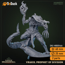 Купити  Вракіс Пророк Розколу . Магазин DnDuck. 3D фігурки персонажів, ельфів, чудовиськ, бестіарій, ландшафтні фігурки та аксесуари для рольових ігор
