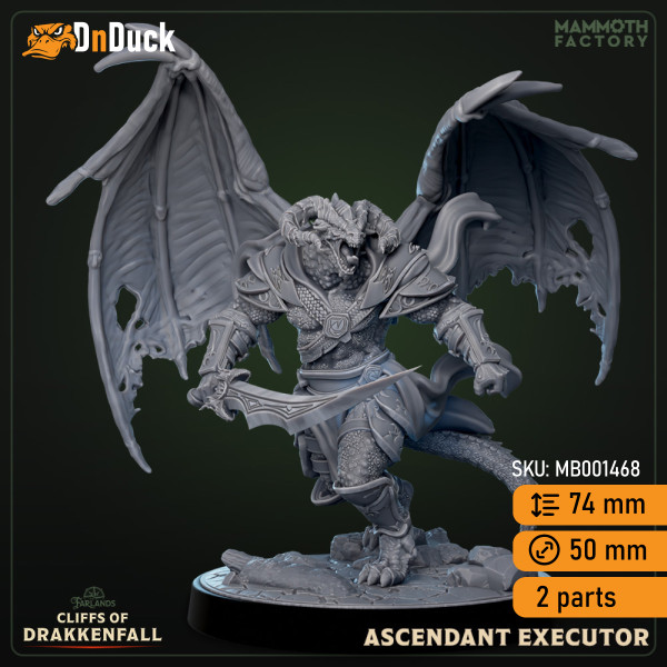 Kaufen 3d miniatur Unhold. Ascendant Executor. DnDuck Miniatures Store. 3D-Figuren von Charakteren, Elfen, Monstern, Bestiarien, Landschaften, Drachenfiguren und Zubehör für Rollenspiele.