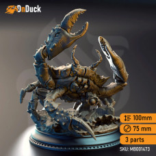 Buy  Snippy – Bladeclaw Crab . DnDuck Miniatures Store. 3D figures of characters, elves, monsters, bestiaries, landscape, dragons figures and accessories for role-playing games