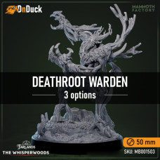 Buy  Deathroot Warden . DnDuck Miniatures Store. 3D figures of characters, elves, monsters, bestiaries, landscape, dragons figures and accessories for role-playing games