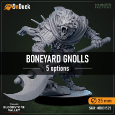 Buy  Boneyard Gnolls . DnDuck Miniatures Store. 3D figures of characters, elves, monsters, bestiaries, landscape, dragons figures and accessories for role-playing games