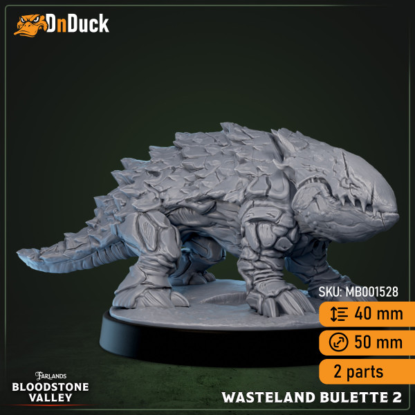 Buy 3d miniature Monster. Wasteland Bulettes. DnDuck Miniatures Store. 3D figures of characters, elves, monsters, bestiaries, landscape, dragons figures and accessories for role-playing games