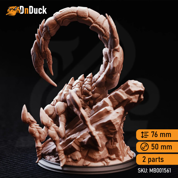 Buy 3d miniature Beast. Ashqarid – Sand Strider. DnDuck Miniatures Store. 3D figures of characters, elves, monsters, bestiaries, landscape, dragons figures and accessories for role-playing games