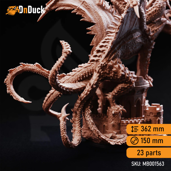 Buy 3d miniature Dragon. Pentelia – Mother of All Dragons. DnDuck Miniatures Store. 3D figures of characters, elves, monsters, bestiaries, landscape, dragons figures and accessories for role-playing games