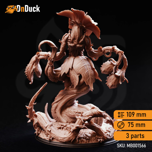 Buy 3d miniature Fairy. The Thornmother – Corrupted Forest Sentinel. DnDuck Miniatures Store. 3D figures of characters, elves, monsters, bestiaries, landscape, dragons figures and accessories for role-playing games