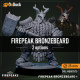 Buy 3d miniature Humanoid. Firepeak Bronzebeard. DnDuck Miniatures Store. 3D figures of characters, elves, monsters, bestiaries, landscape, dragons figures and accessories for role-playing games