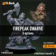 Buy 3d miniature Humanoid. Firepeak Dwarve. DnDuck Miniatures Store. 3D figures of characters, elves, monsters, bestiaries, landscape, dragons figures and accessories for role-playing games