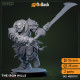 Buy 3d miniature Humanoid. Ironcrag Orc. DnDuck Miniatures Store. 3D figures of characters, elves, monsters, bestiaries, landscape, dragons figures and accessories for role-playing games