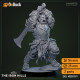 Buy 3d miniature Humanoid. Ironcrag Orc. DnDuck Miniatures Store. 3D figures of characters, elves, monsters, bestiaries, landscape, dragons figures and accessories for role-playing games