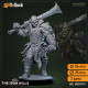 Buy 3d miniature Humanoid. Ironcrag Orc. DnDuck Miniatures Store. 3D figures of characters, elves, monsters, bestiaries, landscape, dragons figures and accessories for role-playing games