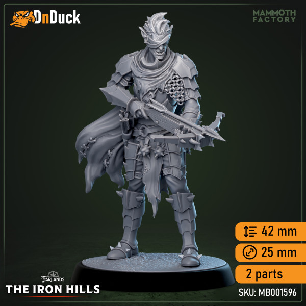 Buy 3d miniature Humanoid. Orc Wretch. DnDuck Miniatures Store. 3D figures of characters, elves, monsters, bestiaries, landscape, dragons figures and accessories for role-playing games