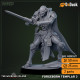 Buy 3d miniature Construct. Forgeborn Templar. DnDuck Miniatures Store. 3D figures of characters, elves, monsters, bestiaries, landscape, dragons figures and accessories for role-playing games