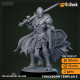 Buy 3d miniature Construct. Forgeborn Templar. DnDuck Miniatures Store. 3D figures of characters, elves, monsters, bestiaries, landscape, dragons figures and accessories for role-playing games