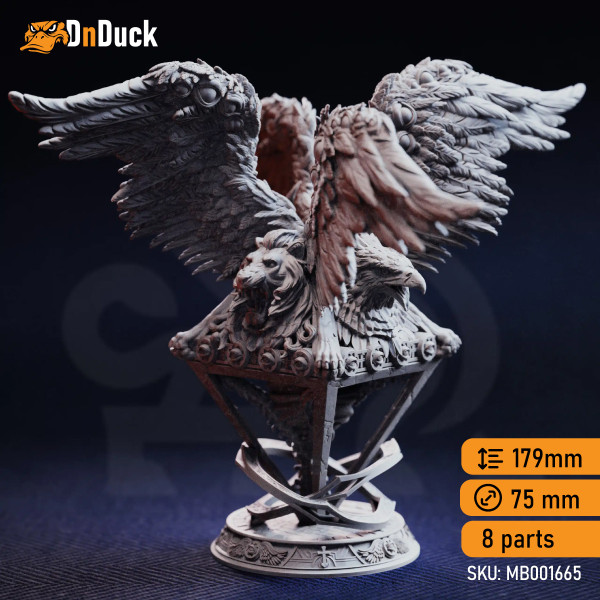 Kaufen 3d miniatur Himmlisches Wesen. Cherubim – Gatekeeper of Syelden. DnDuck Miniatures Store. 3D-Figuren von Charakteren, Elfen, Monstern, Bestiarien, Landschaften, Drachenfiguren und Zubehör für Rollenspiele.