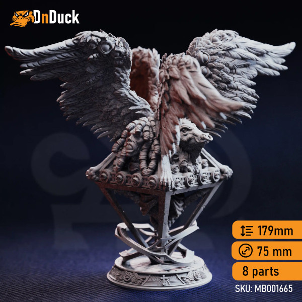 Kaufen 3d miniatur Himmlisches Wesen. Cherubim – Gatekeeper of Syelden. DnDuck Miniatures Store. 3D-Figuren von Charakteren, Elfen, Monstern, Bestiarien, Landschaften, Drachenfiguren und Zubehör für Rollenspiele.