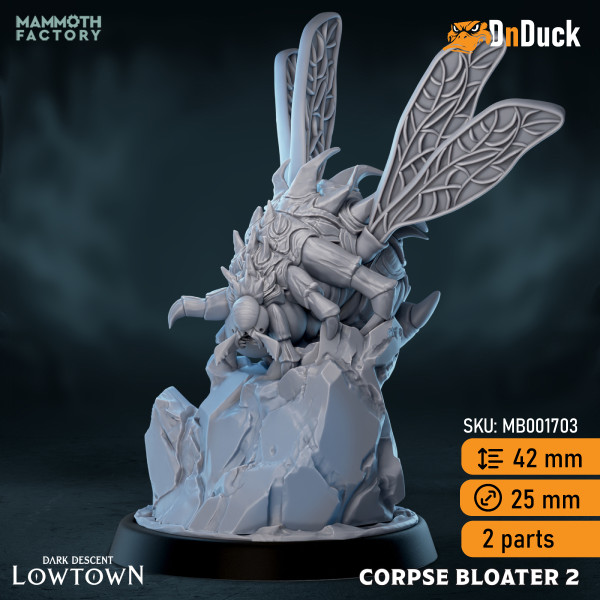 Buy 3d miniature Beast. Dark Descent Lowtown 2. DnDuck Miniatures Store. 3D figures of characters, elves, monsters, bestiaries, landscape, dragons figures and accessories for role-playing games