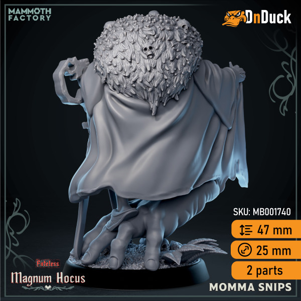 Buy 3d miniature Humanoid. Momma Snips. DnDuck Miniatures Store. 3D figures of characters, elves, monsters, bestiaries, landscape, dragons figures and accessories for role-playing games