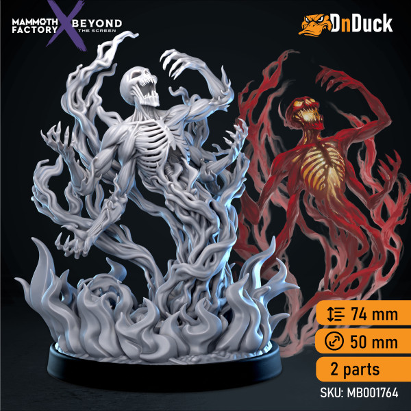 Buy 3d miniature Elemental. Rage Animar. DnDuck Miniatures Store. 3D figures of characters, elves, monsters, bestiaries, landscape, dragons figures and accessories for role-playing games