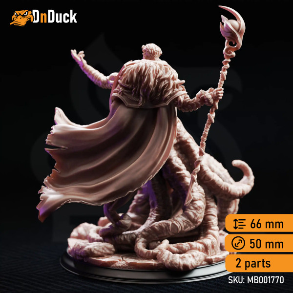 Buy 3d miniature Aberration. Frederik Vahlen – Professor of Progress (Ascended Form). DnDuck Miniatures Store. 3D figures of characters, elves, monsters, bestiaries, landscape, dragons figures and accessories for role-playing games