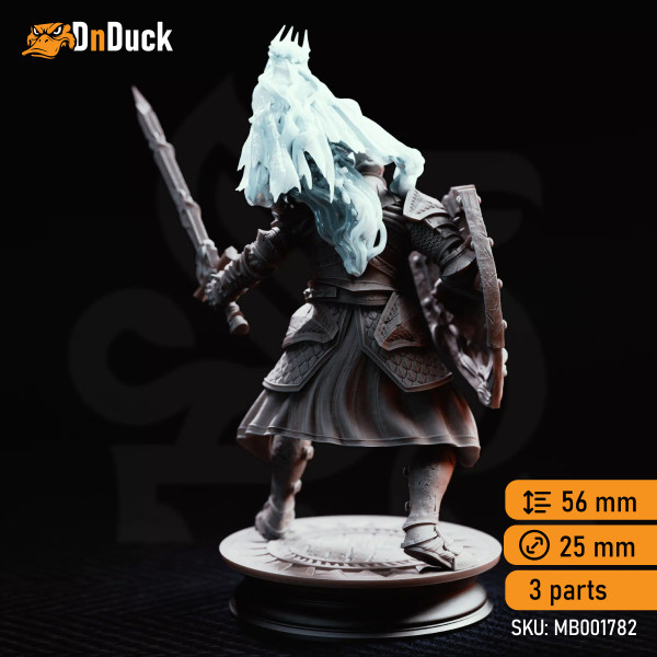 Buy 3d miniature Undead. Death’s Grasp – Wraith of Posession. DnDuck Miniatures Store. 3D figures of characters, elves, monsters, bestiaries, landscape, dragons figures and accessories for role-playing games