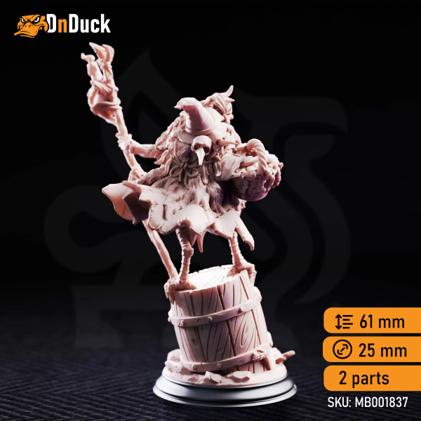 Buy 3d miniature Fairy. Baba Yaga – Ancient Witch. DnDuck Miniatures Store. 3D figures of characters, elves, monsters, bestiaries, landscape, dragons figures and accessories for role-playing games