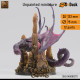 Buy 3d miniature Dragon. Deep Dragon - Adult. DnDuck Miniatures Store. 3D figures of characters, elves, monsters, bestiaries, landscape, dragons figures and accessories for role-playing games