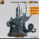 Buy 3d miniature Dragon. Deep Dragon - Adult. DnDuck Miniatures Store. 3D figures of characters, elves, monsters, bestiaries, landscape, dragons figures and accessories for role-playing games