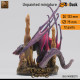 Buy 3d miniature Dragon. Deep Dragon - Adult. DnDuck Miniatures Store. 3D figures of characters, elves, monsters, bestiaries, landscape, dragons figures and accessories for role-playing games