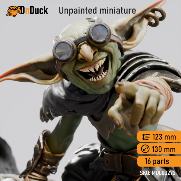 Buy 3d miniature Beast / Goblin / Humanoid . Goblin Siege Crawler. DnDuck Miniatures Store. 3D figures of characters, elves, monsters, bestiaries, landscape, dragons figures and accessories for role-playing games