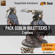 Buy  Pack Goblin Buletteers 1 . DnDuck Miniatures Store. 3D figures of characters, elves, monsters, bestiaries, landscape, dragons figures and accessories for role-playing games