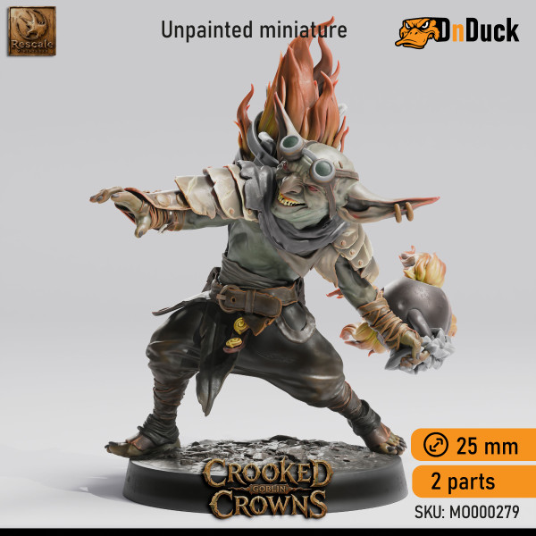 Buy 3d miniature Goblin / Humanoid. Pack Goblins 4. DnDuck Miniatures Store. 3D figures of characters, elves, monsters, bestiaries, landscape, dragons figures and accessories for role-playing games