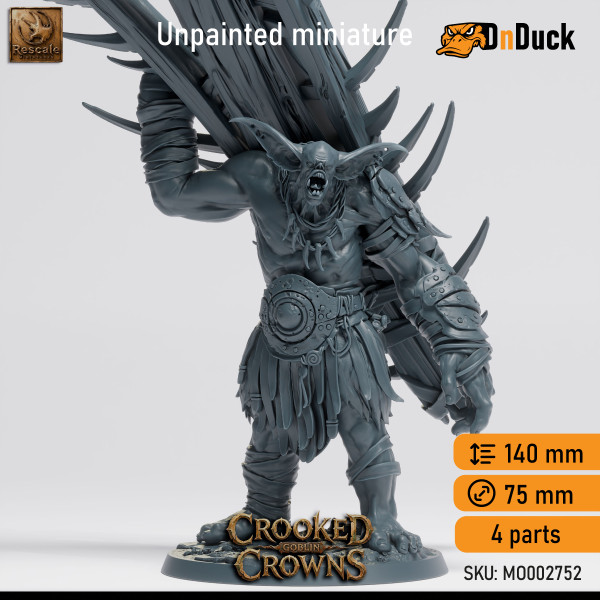 Buy 3d miniature Humanoid / Hobgoblin. Hobgoblin 2. DnDuck Miniatures Store. 3D figures of characters, elves, monsters, bestiaries, landscape, dragons figures and accessories for role-playing games