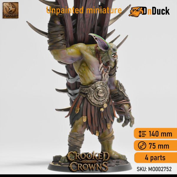 Buy 3d miniature Humanoid / Hobgoblin. Hobgoblin 2. DnDuck Miniatures Store. 3D figures of characters, elves, monsters, bestiaries, landscape, dragons figures and accessories for role-playing games