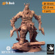 Buy 3d miniature Orc. Barbarian / Fighter. Orc King Azhrog Charge 2. DnDuck Miniatures Store. 3D figures of characters, elves, monsters, bestiaries, landscape, dragons figures and accessories for role-playing games